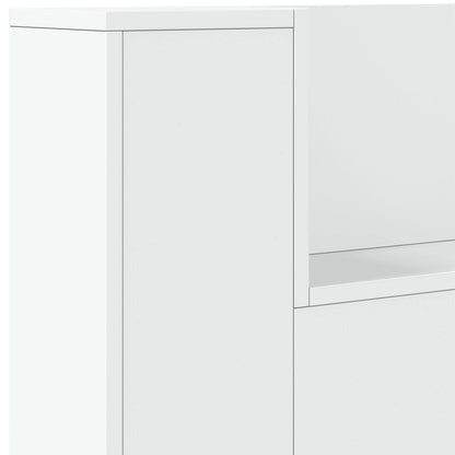 Testata con Mobile e LED Bianco 180 x 16,5 x 103,5 cm | homemem39