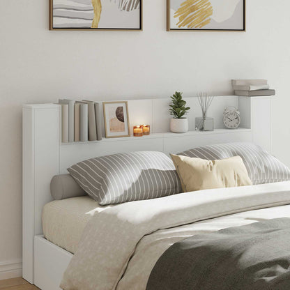 Testata con Mobile e LED Bianco 180 x 16,5 x 103,5 cm | homemem39