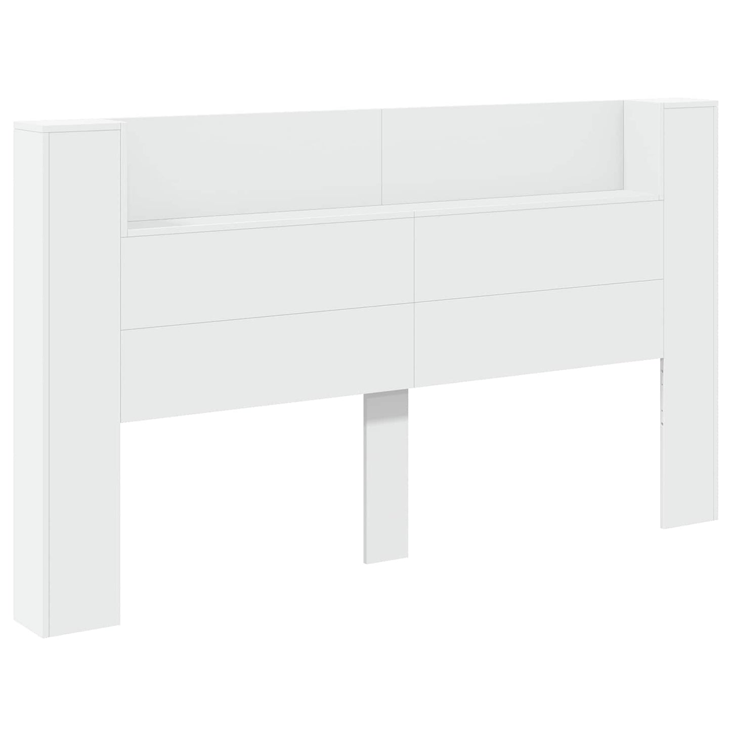 Testata con Mobile e LED Bianco 180 x 16,5 x 103,5 cm | homemem39