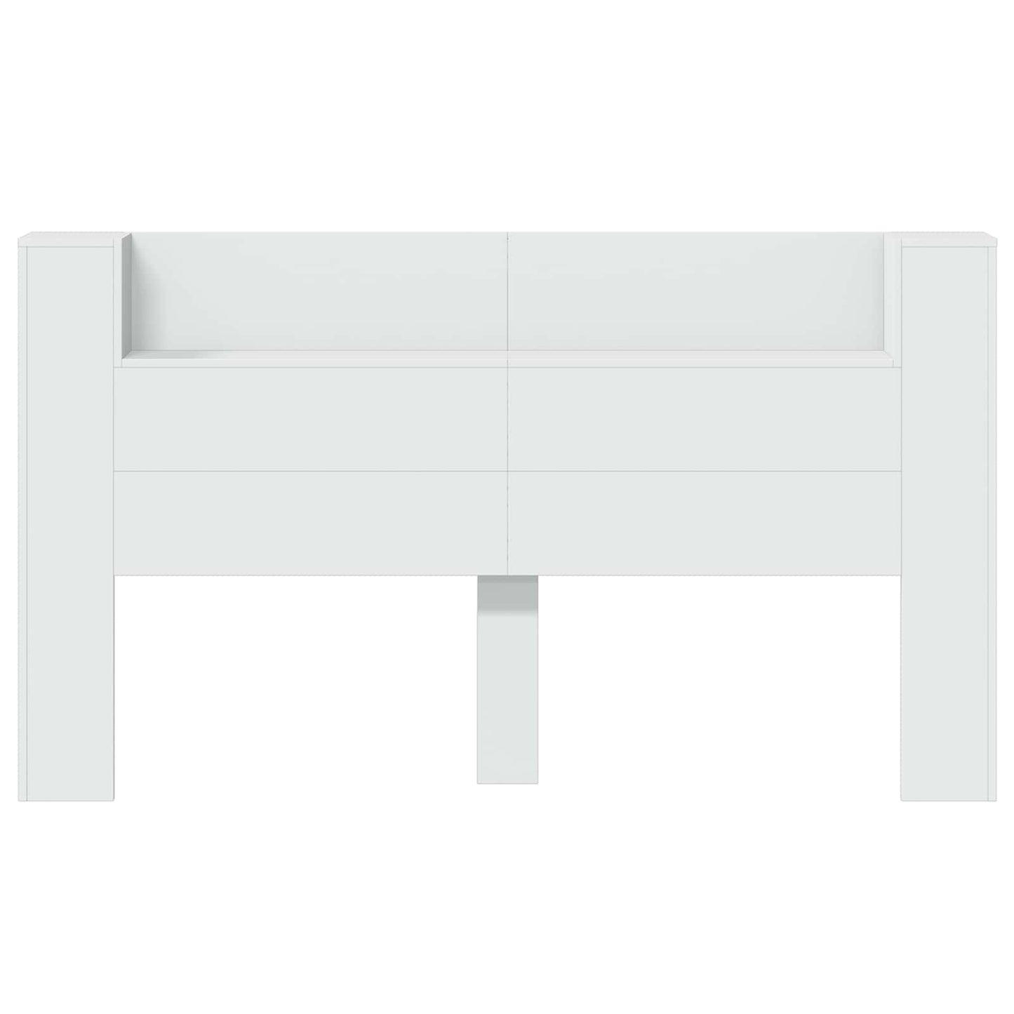 Testata con Mobile e LED Bianco 180 x 16,5 x 103,5 cm | homemem39