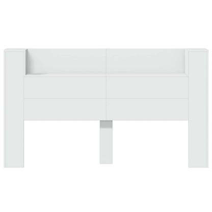 Testata con Mobile e LED Bianco 180 x 16,5 x 103,5 cm | homemem39