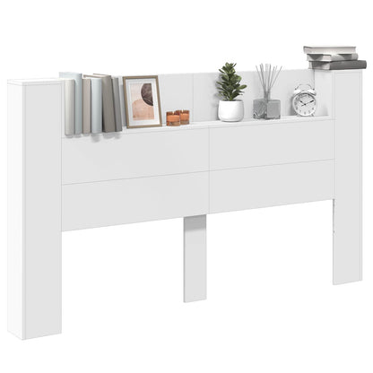 Testata con Mobile e LED Bianco 180 x 16,5 x 103,5 cm | homemem39