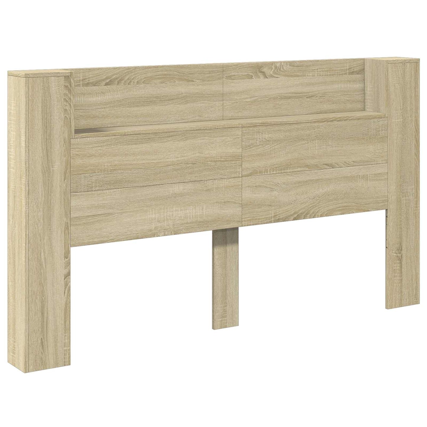 Testata con Mobile e LED Sonoma 180 x 16,5 x 103,5 cm | homemem39