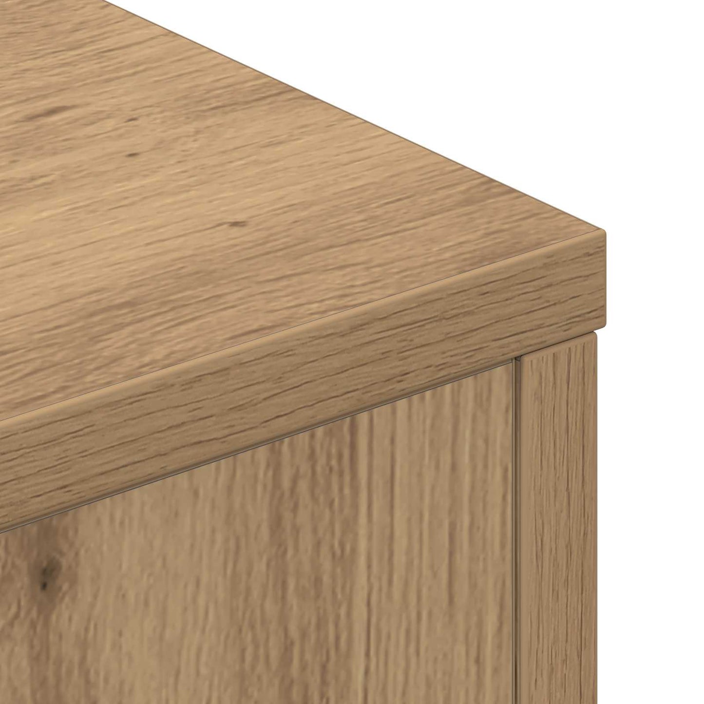 Testata con Mobile e LED Rovere Artigianale Legno multistrato | homemem39