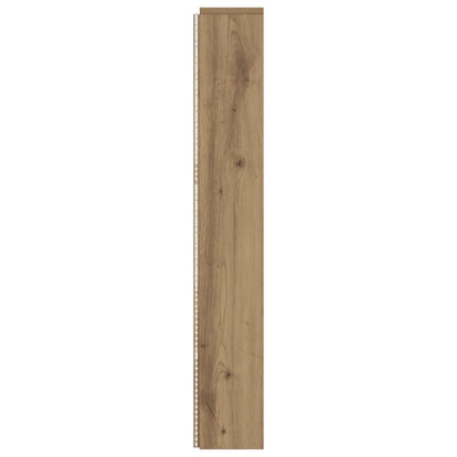 Testata con Mobile e LED Rovere Artigianale Legno multistrato