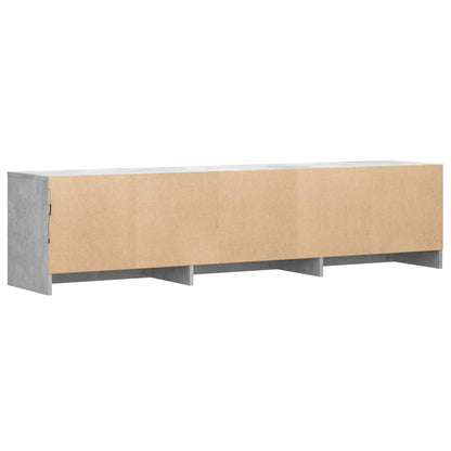 Mobile TV Calcestruzzo 165 x 34 x 40 cm Legno multistrato