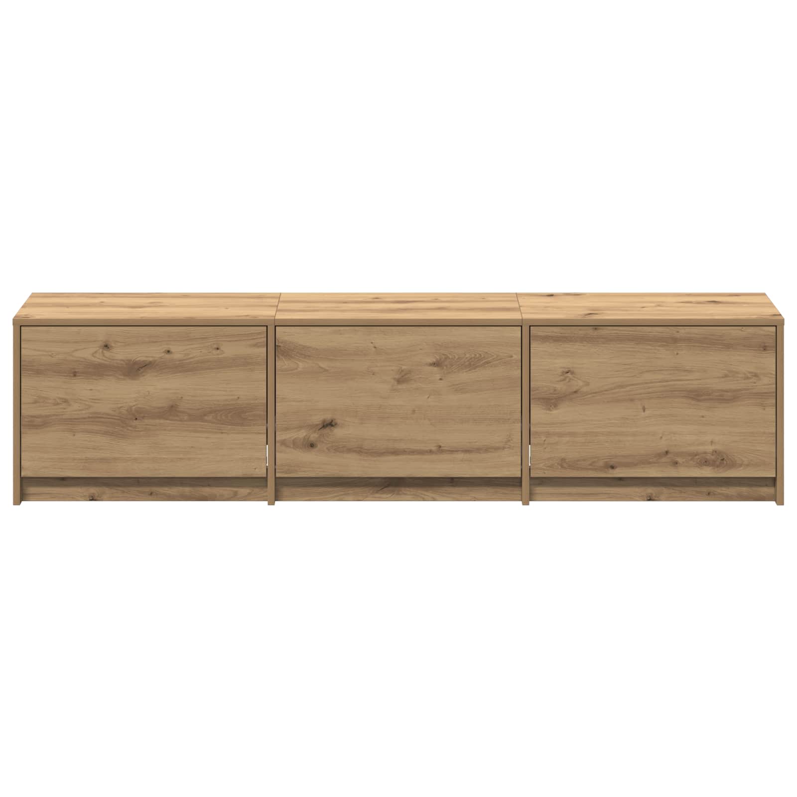 Mobile TV Rovere artigianale 165 x 34 x 40 cm Legno multistrato | homemem39