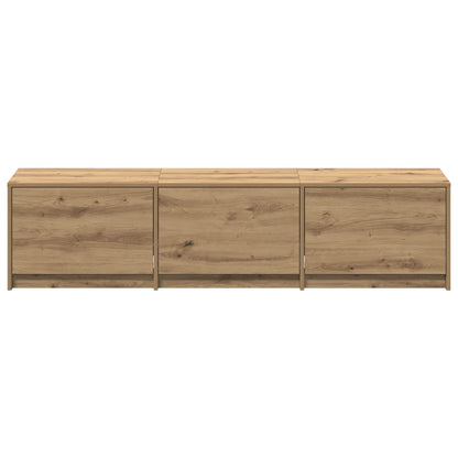 Mobile TV Rovere artigianale 165 x 34 x 40 cm Legno multistrato | homemem39