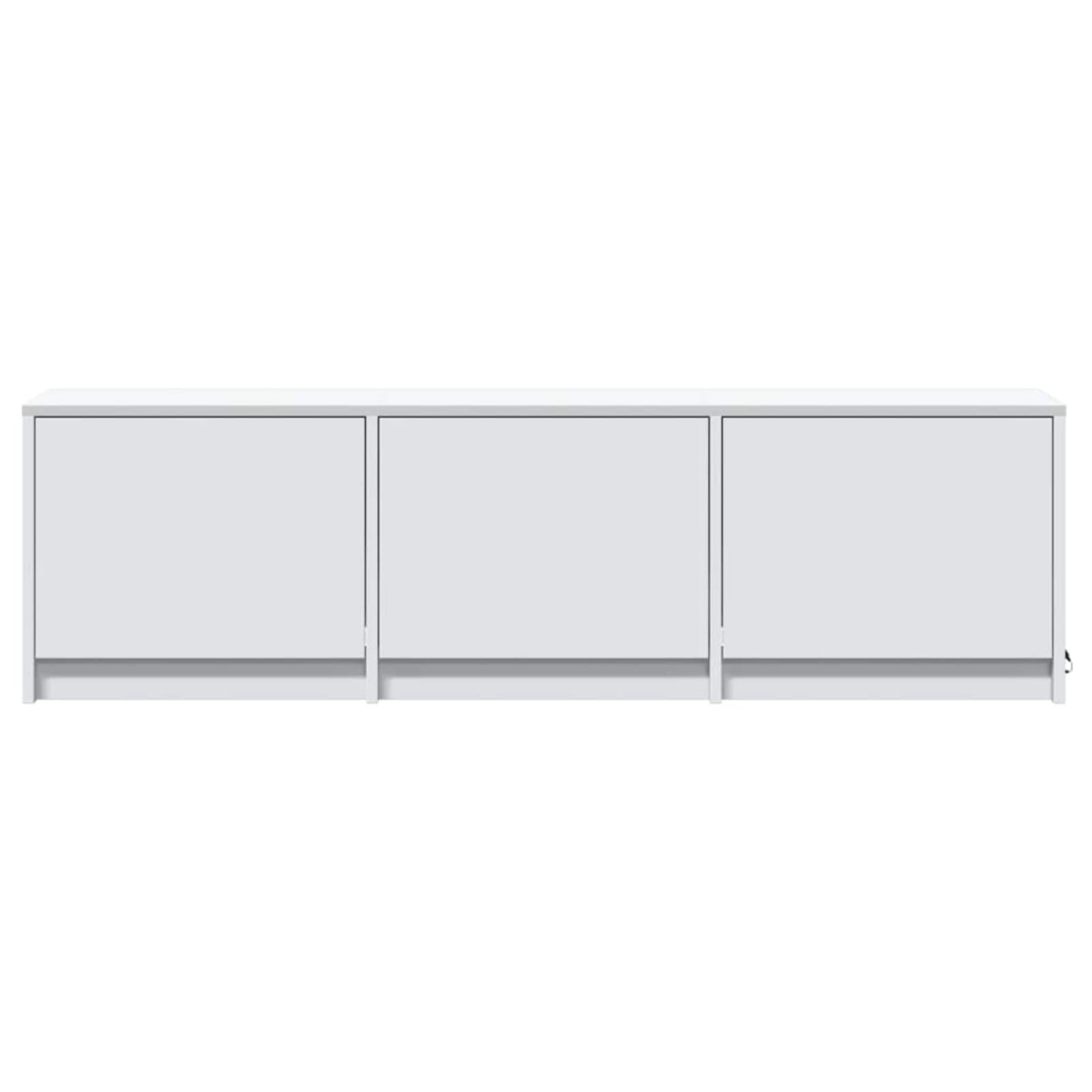 Mobile TV con led Bianco 140 x 34 x 40 cm Legno multistrato | homemem39