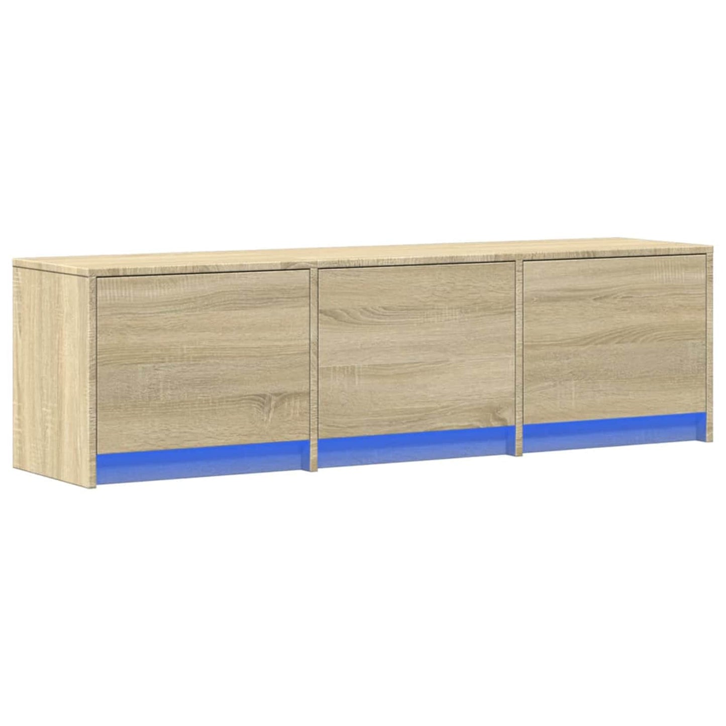 Mobile TV con led Sonoma 140 x 34 x 40 cm Legno multistrato