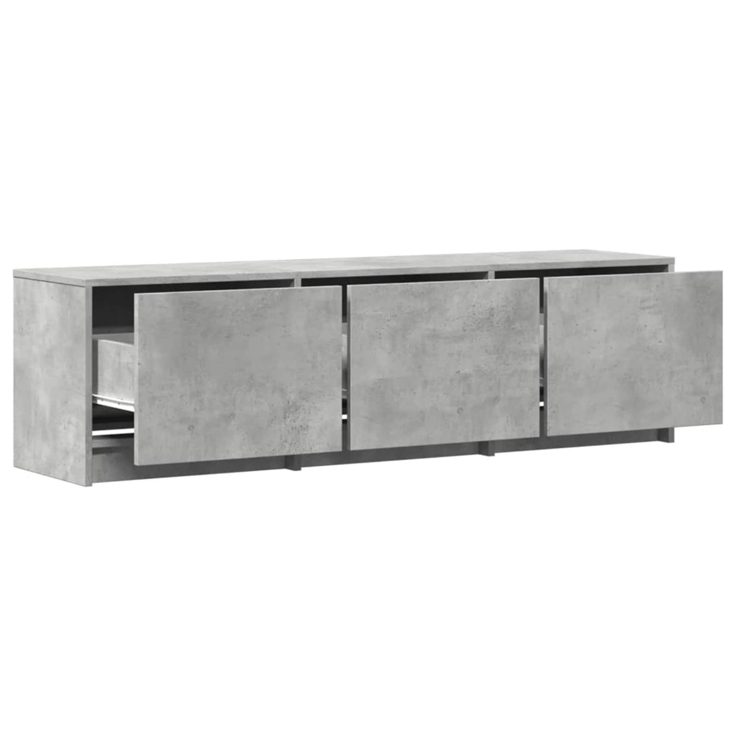 Mobile TV Calcestruzzo 140 x 34 x 40 cm Legno multistrato