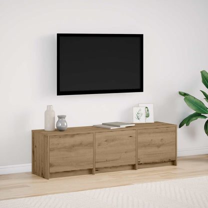 Mobile TV Rovere artigianale 140 x 34 x 40 cm Legno multistrato