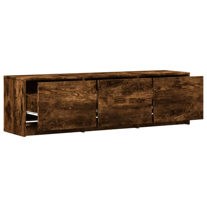 Mobile TV Rovere fumé 140 x 34 x 40 cm Legno multistrato | homemem39