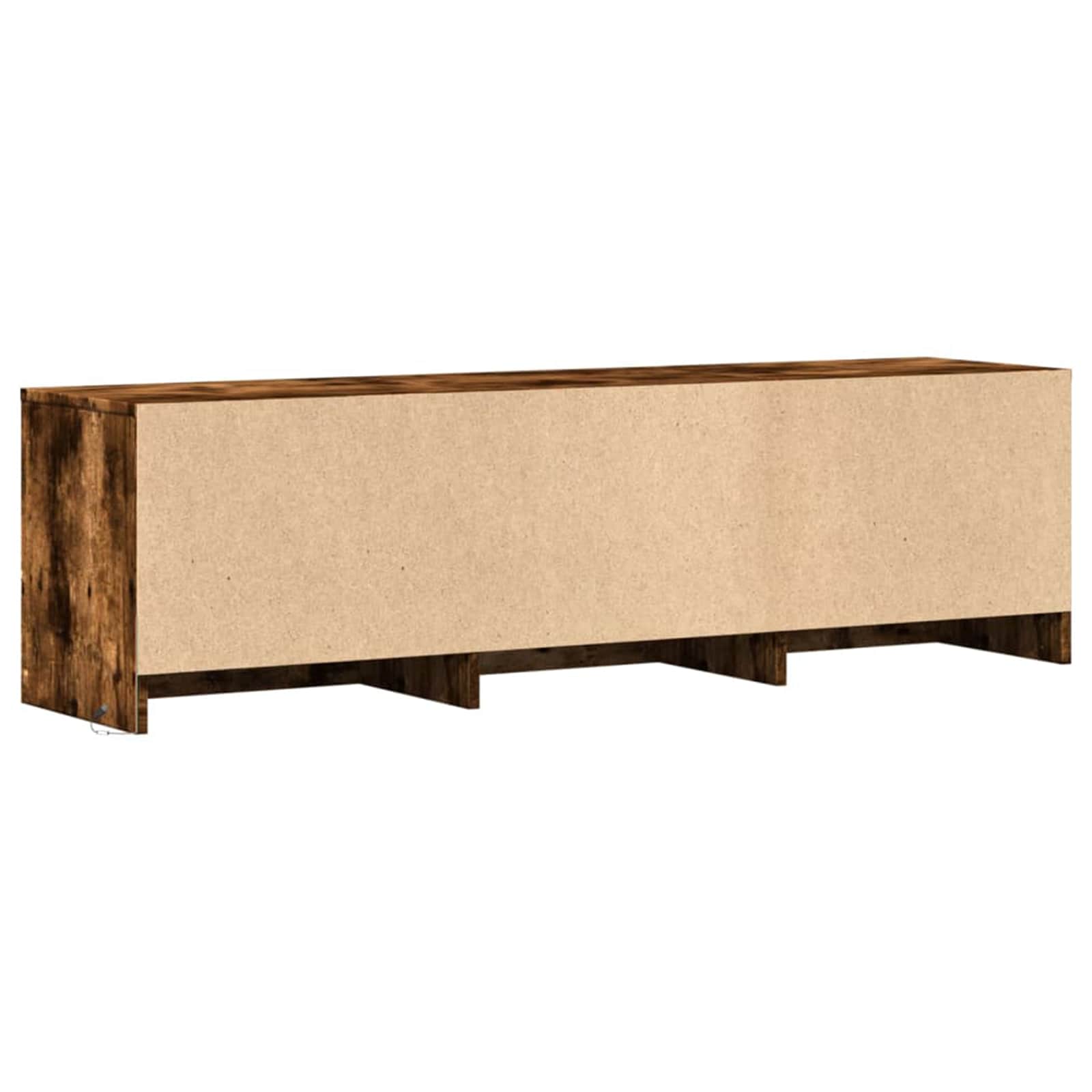 Mobile TV Rovere fumé 140 x 34 x 40 cm Legno multistrato | homemem39