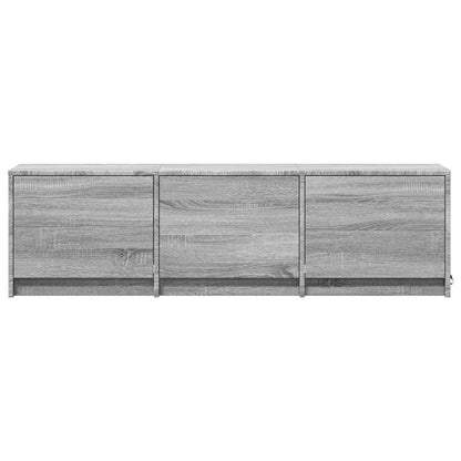 Mobile TV Grigio Sonoma 140 x 34 x 40 cm Legno multistrato | homemem39