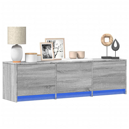 Mobile TV Grigio Sonoma 140 x 34 x 40 cm Legno multistrato | homemem39
