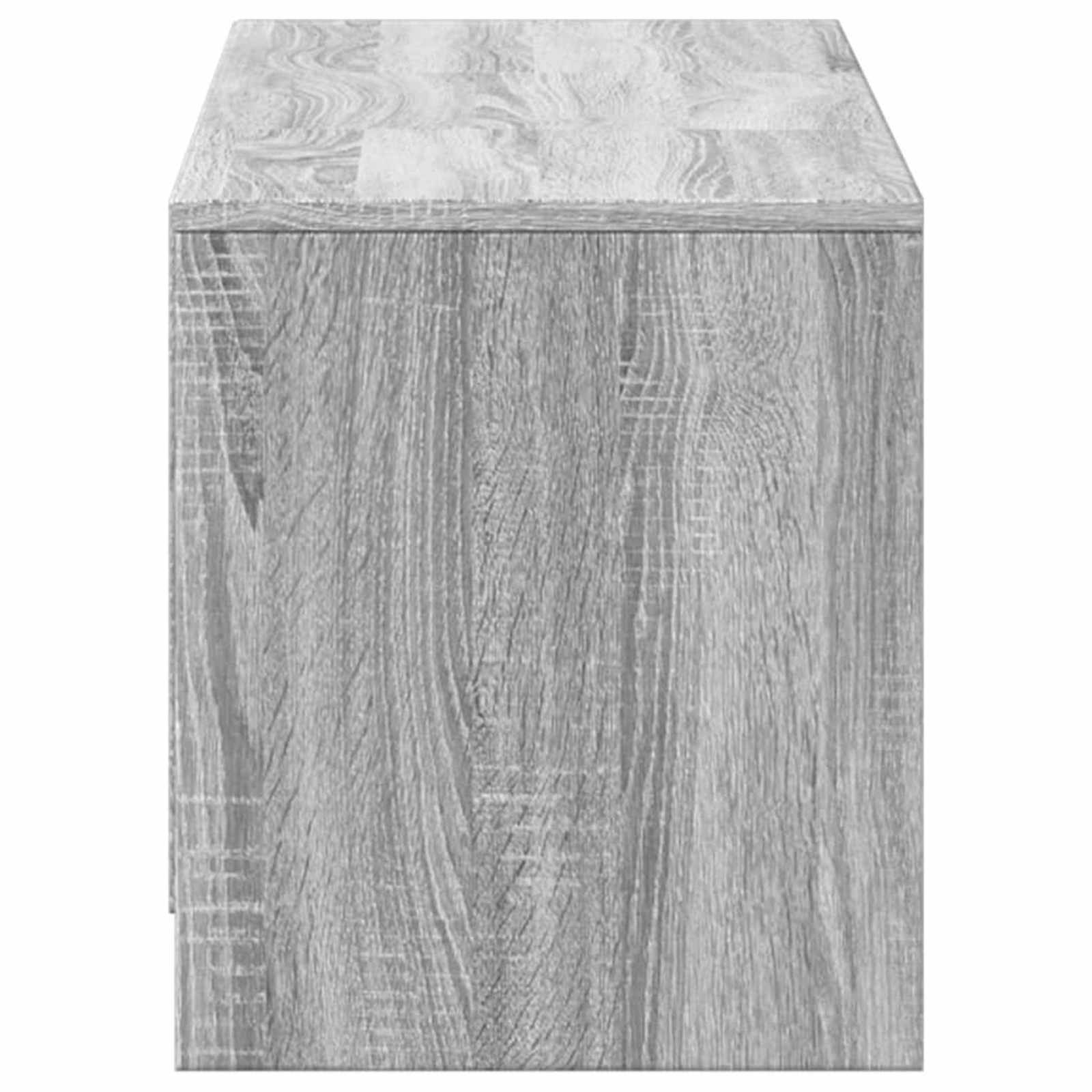 Mobile TV Grigio Sonoma 140 x 34 x 40 cm Legno multistrato | homemem39