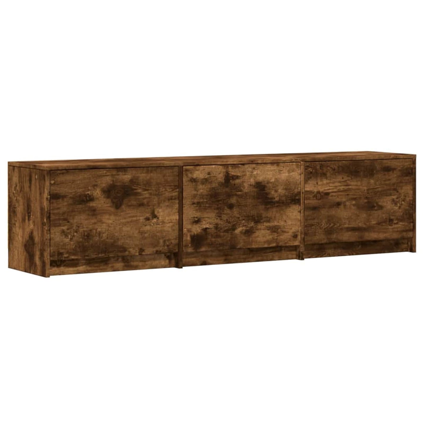 Mobile TV Rovere fumé 165 x 34 x 40 cm Legno multistrato | homemem39