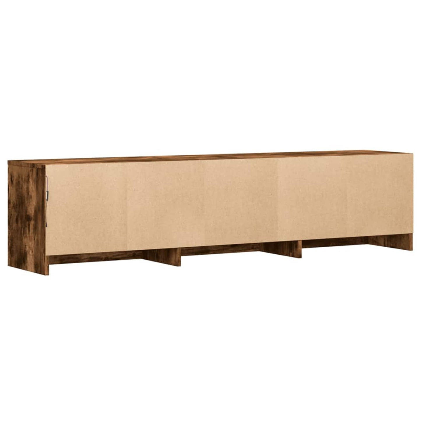 Mobile TV Rovere fumé 165 x 34 x 40 cm Legno multistrato | homemem39