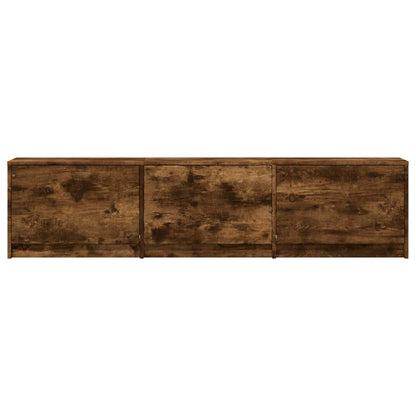 Mobile TV Rovere fumé 165 x 34 x 40 cm Legno multistrato