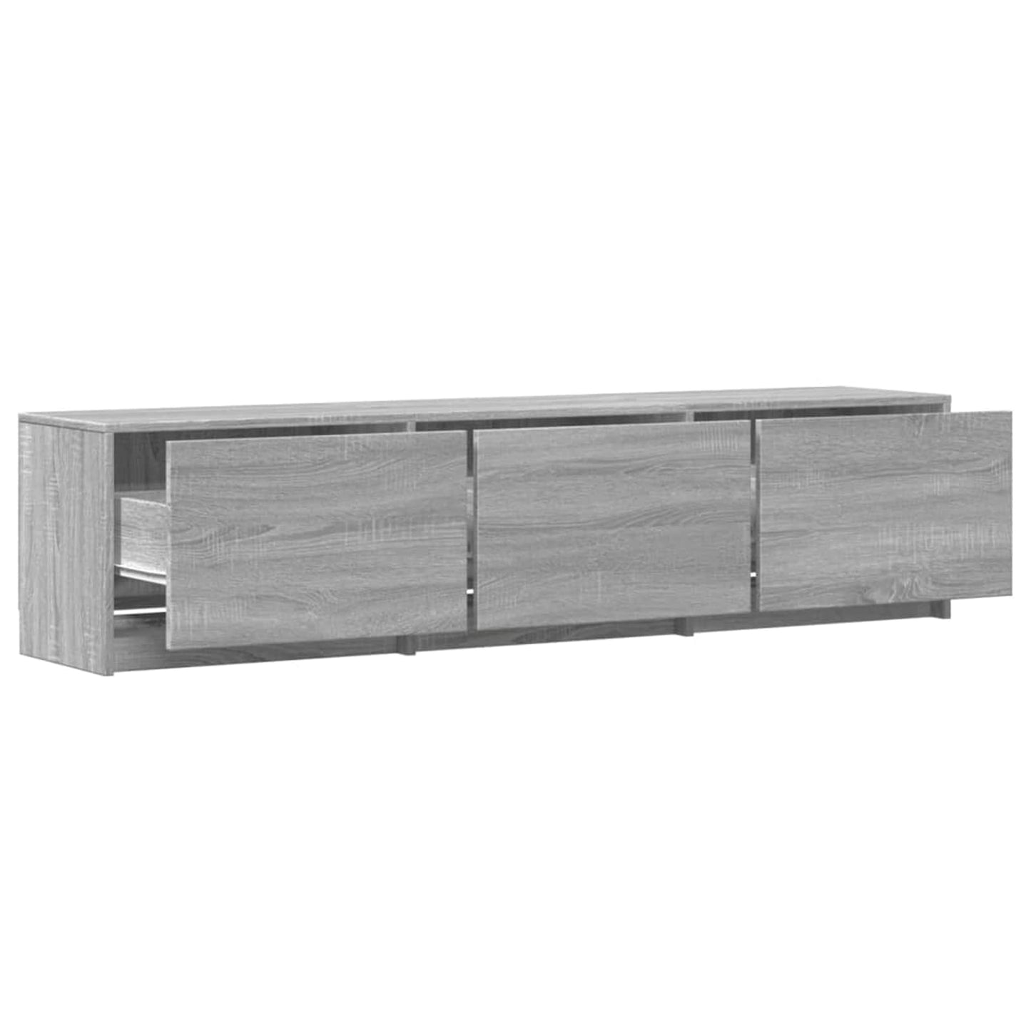 Mobile TV Grigio Sonoma 165 x 34 x 40 cm Legno multistrato | homemem39