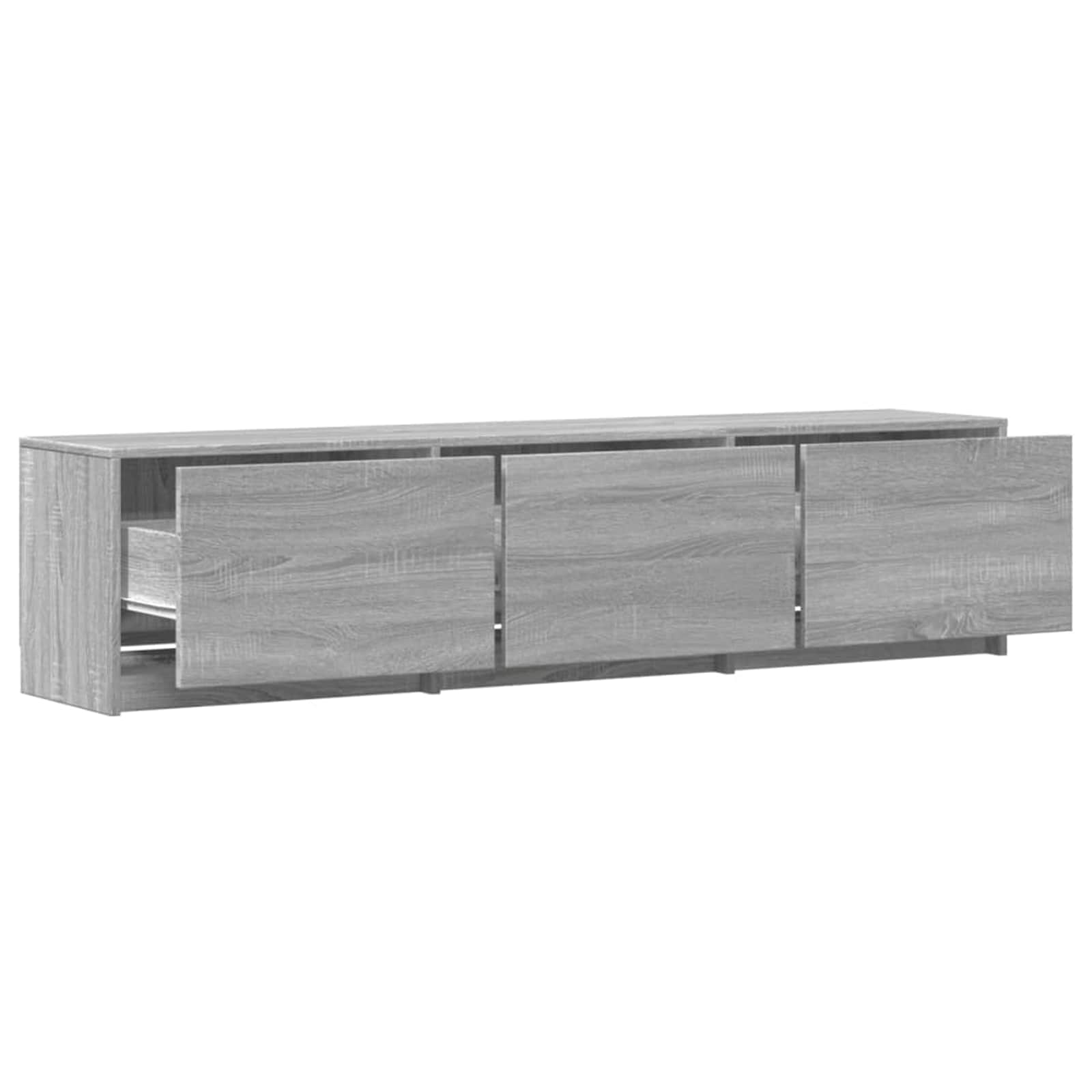 Mobile TV Grigio Sonoma 165 x 34 x 40 cm Legno multistrato | homemem39