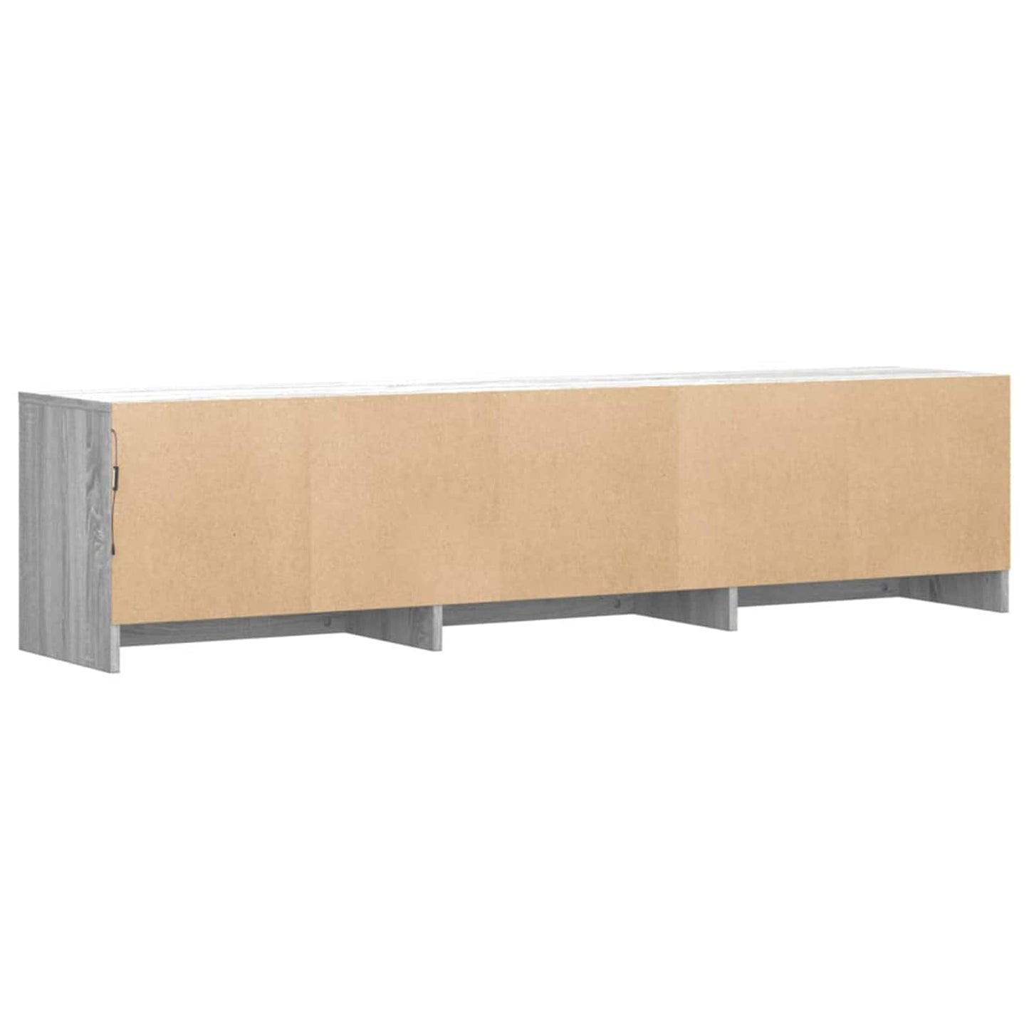 Mobile TV Grigio Sonoma 165 x 34 x 40 cm Legno multistrato