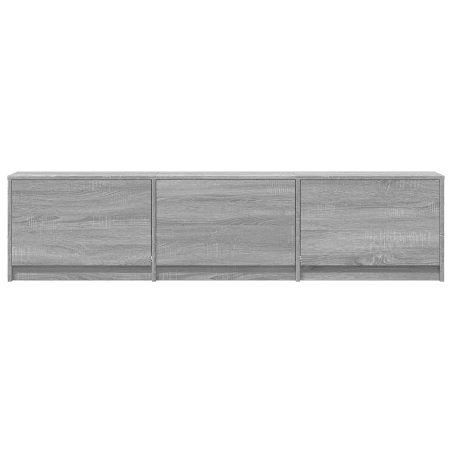 Mobile TV Grigio Sonoma 165 x 34 x 40 cm Legno multistrato | homemem39