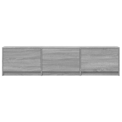 Mobile TV Grigio Sonoma 165 x 34 x 40 cm Legno multistrato | homemem39