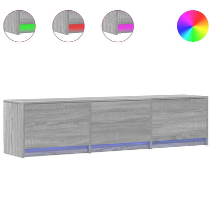 Mobile TV Grigio Sonoma 165 x 34 x 40 cm Legno multistrato | homemem39