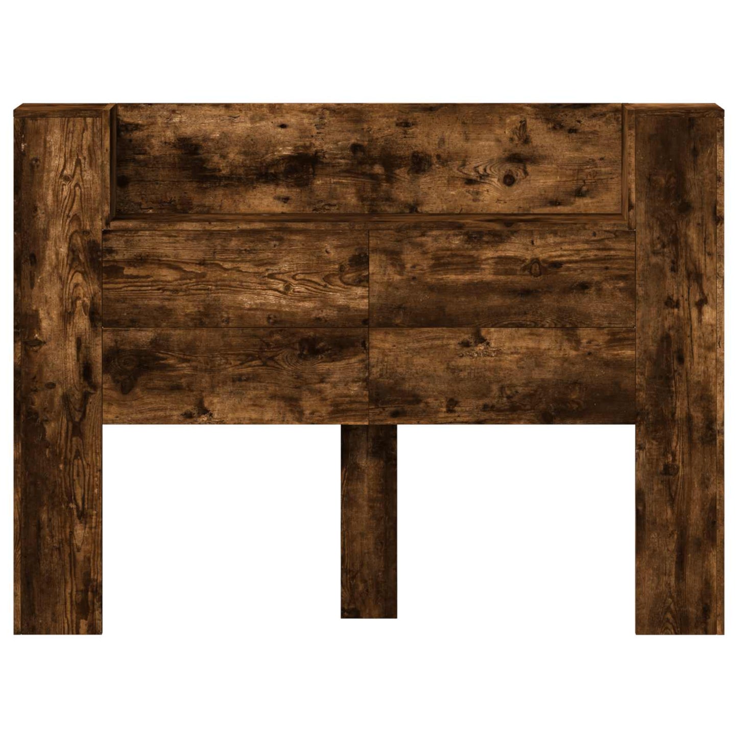 Testata con Mobile e LED Quercia Affumicata Legno multistrato | homemem39