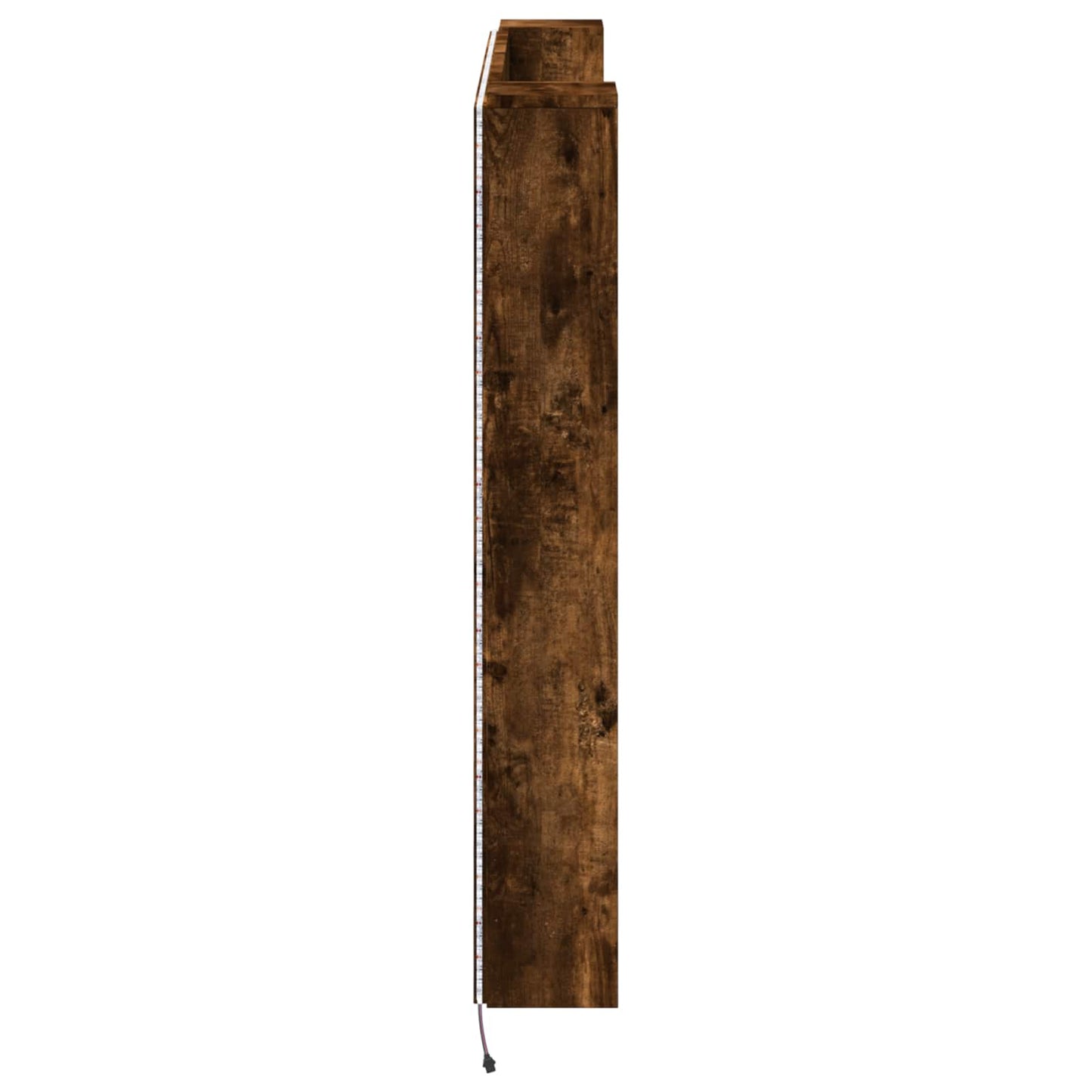 Testata con Mobile e LED Quercia Affumicata Legno multistrato | homemem39