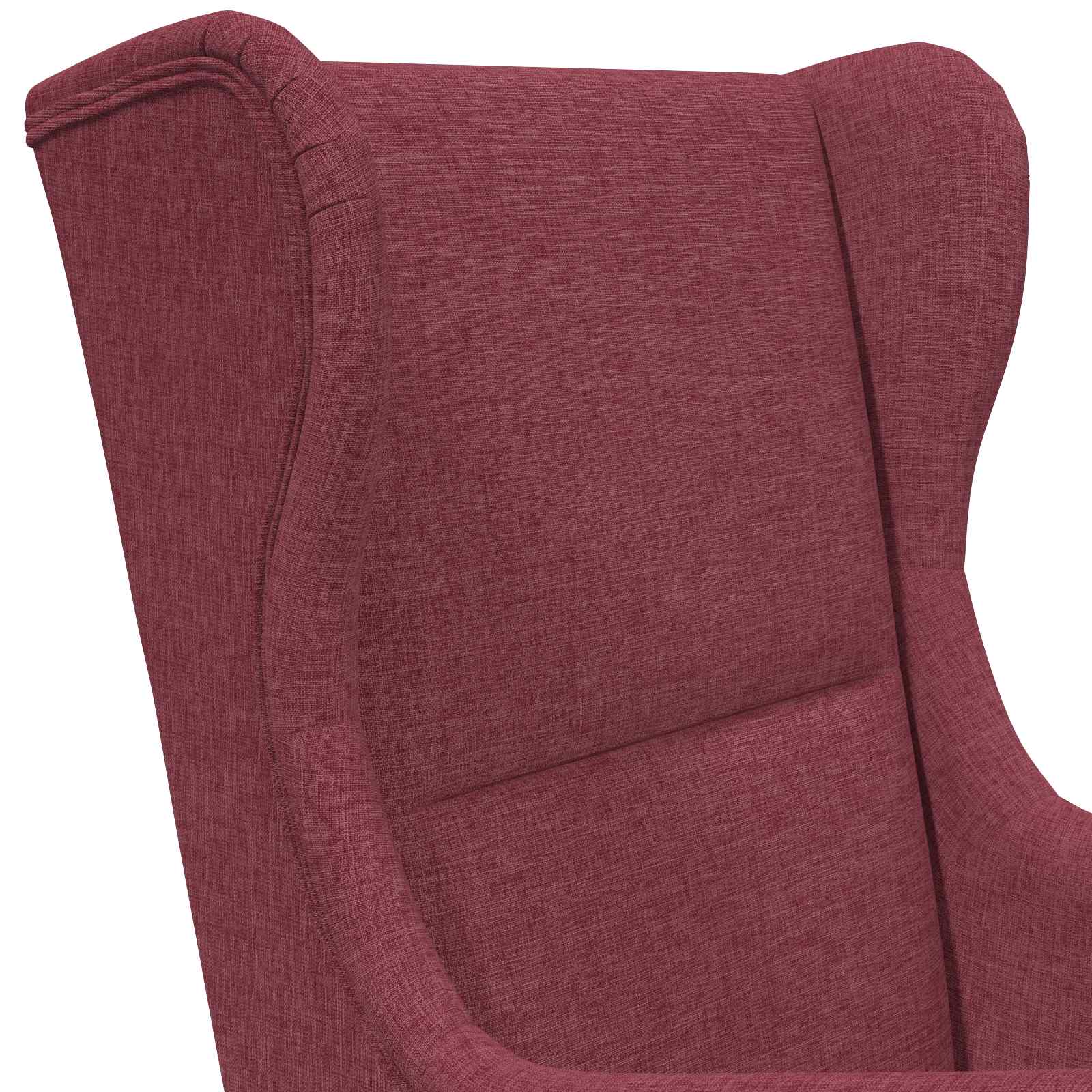 poltrona Rosso Vino Tessuto | homemem39