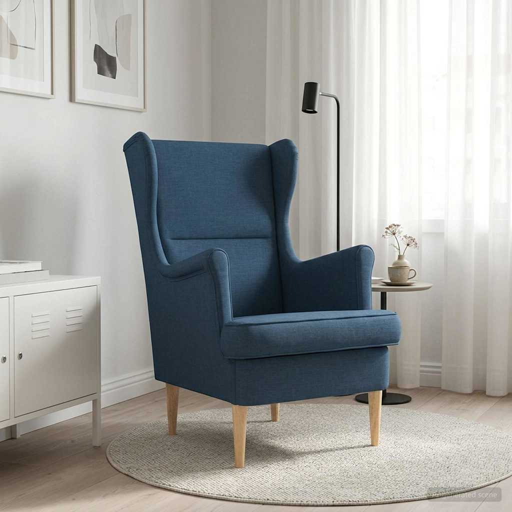 poltrona Blu Tessuto