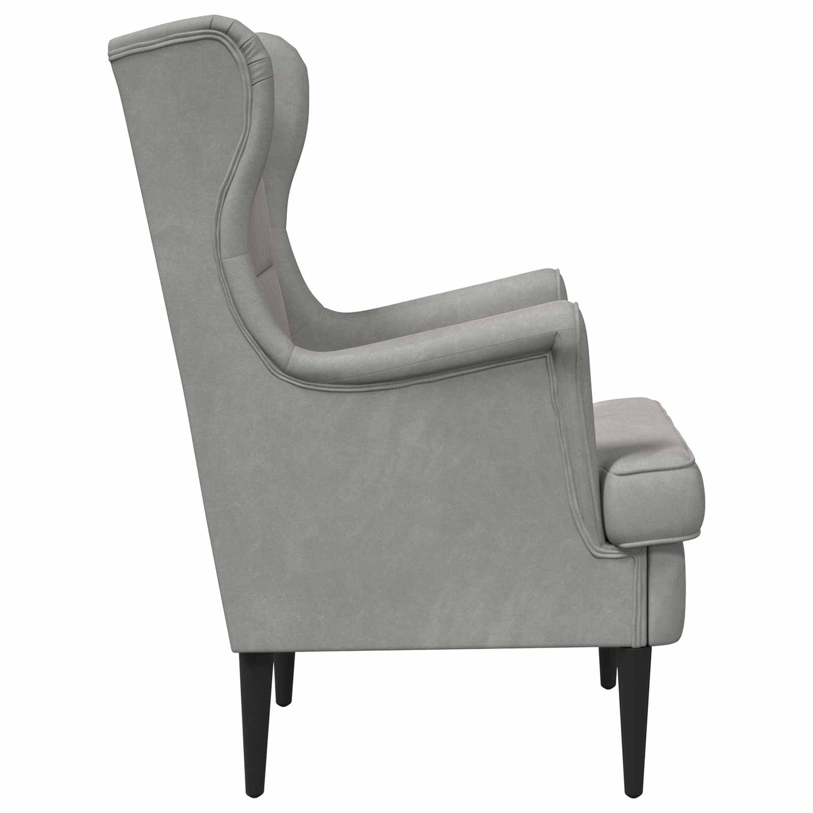 Poltrona Grigio Chiaro Velluto | homemem39