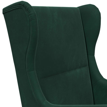 Poltrona Verde Scuro Velluto