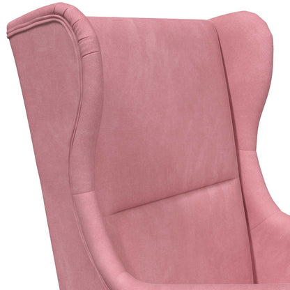 Poltrona Rosa Velluto | homemem39