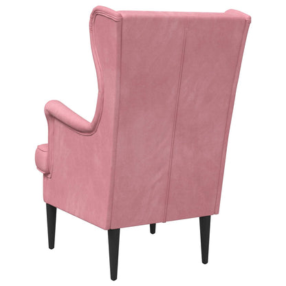 Poltrona Rosa Velluto | homemem39