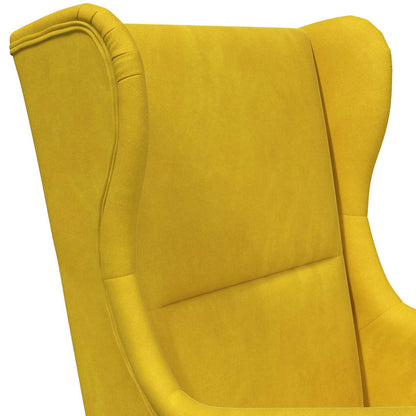 Poltrona Giallo Velluto