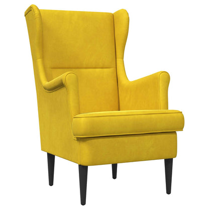 Poltrona Giallo Velluto