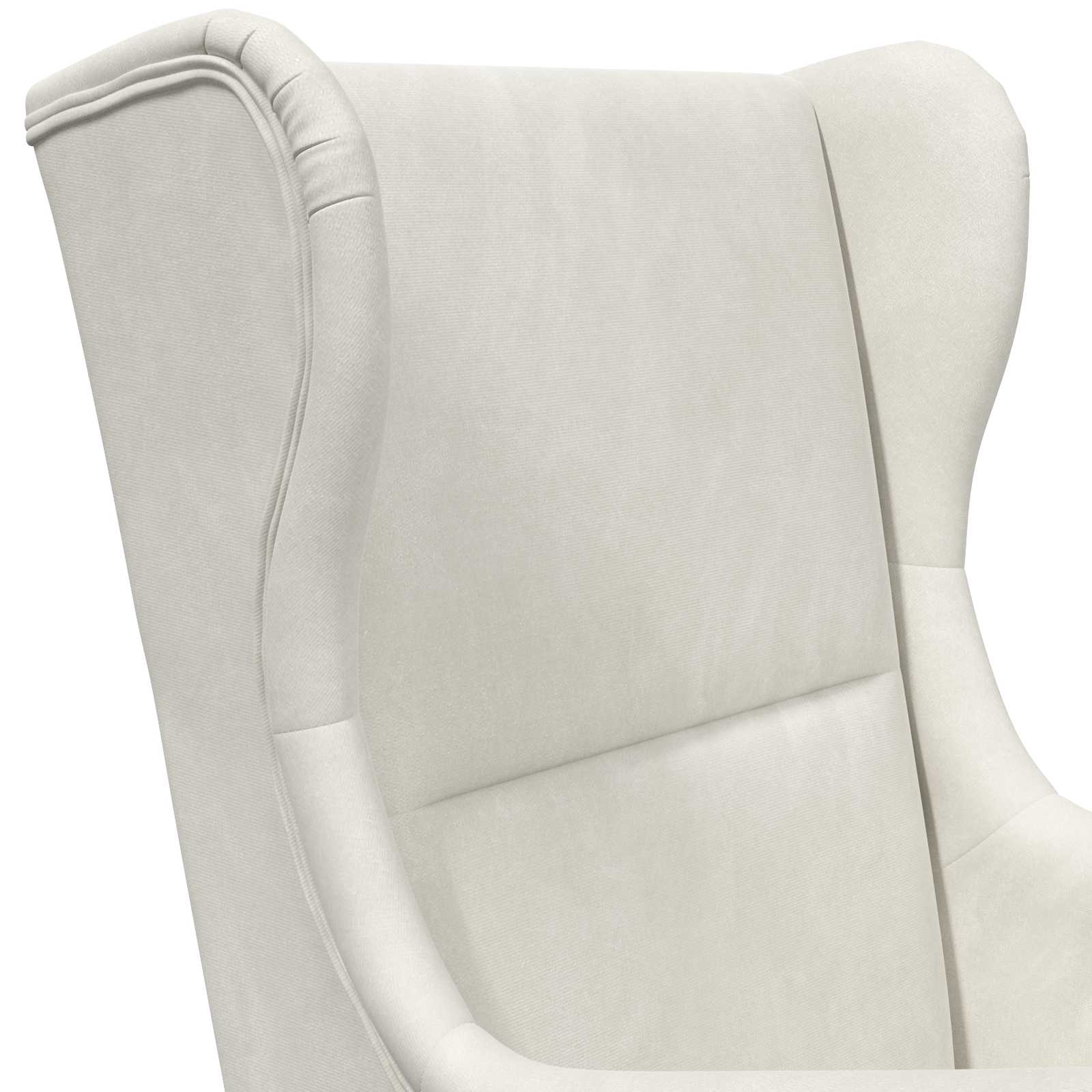 Poltrona Crema Velluto | homemem39
