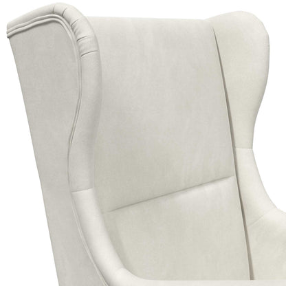 Poltrona Crema Velluto | homemem39