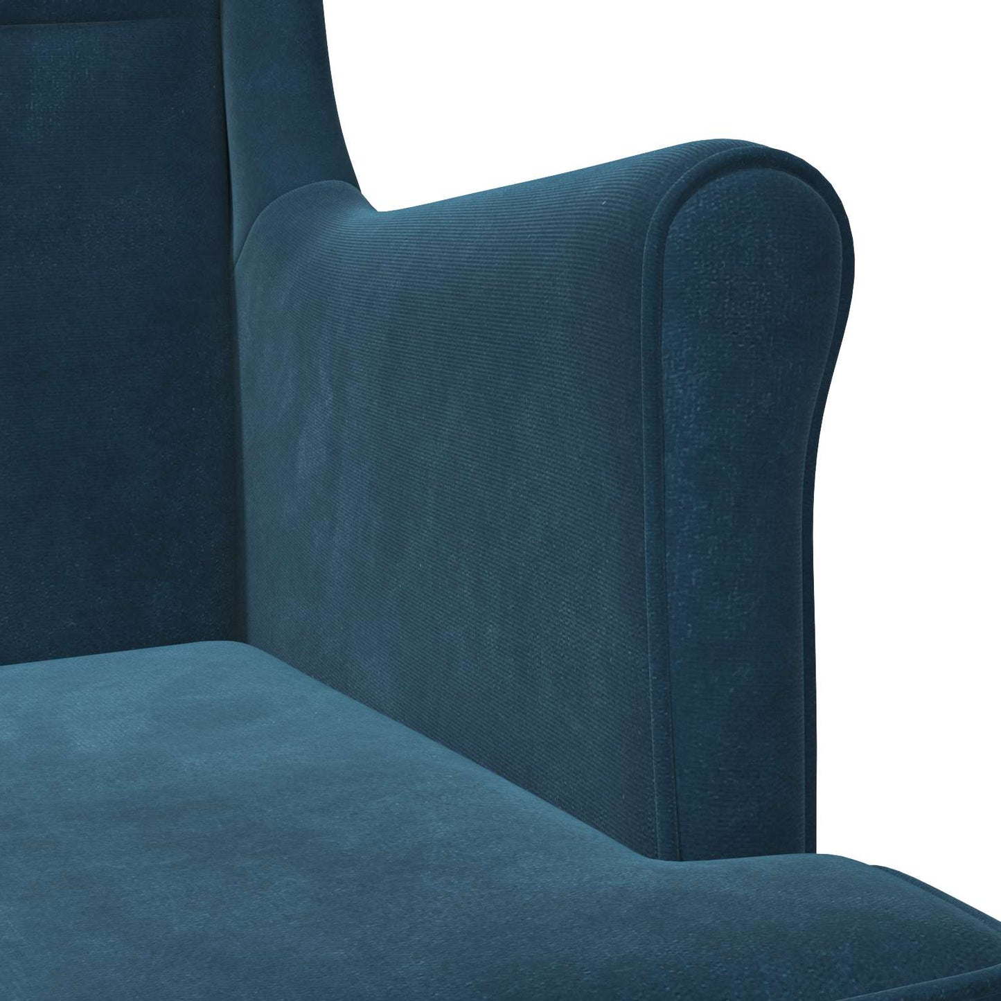 Poltrona Blu Velluto | homemem39