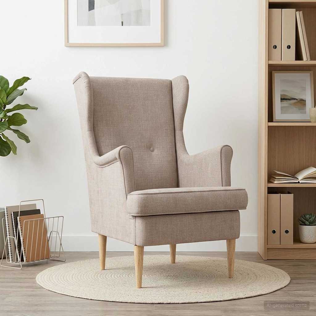 Poltrona Beige ARES