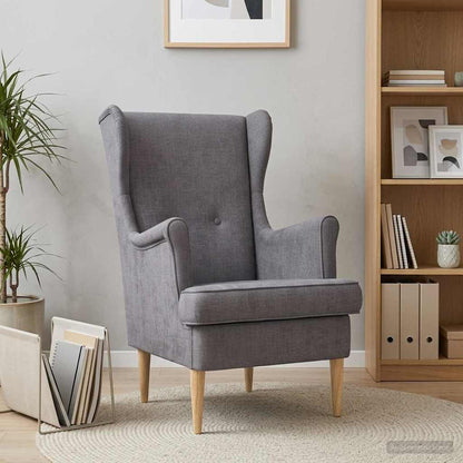 Poltrona Grigio Chiaro ARES