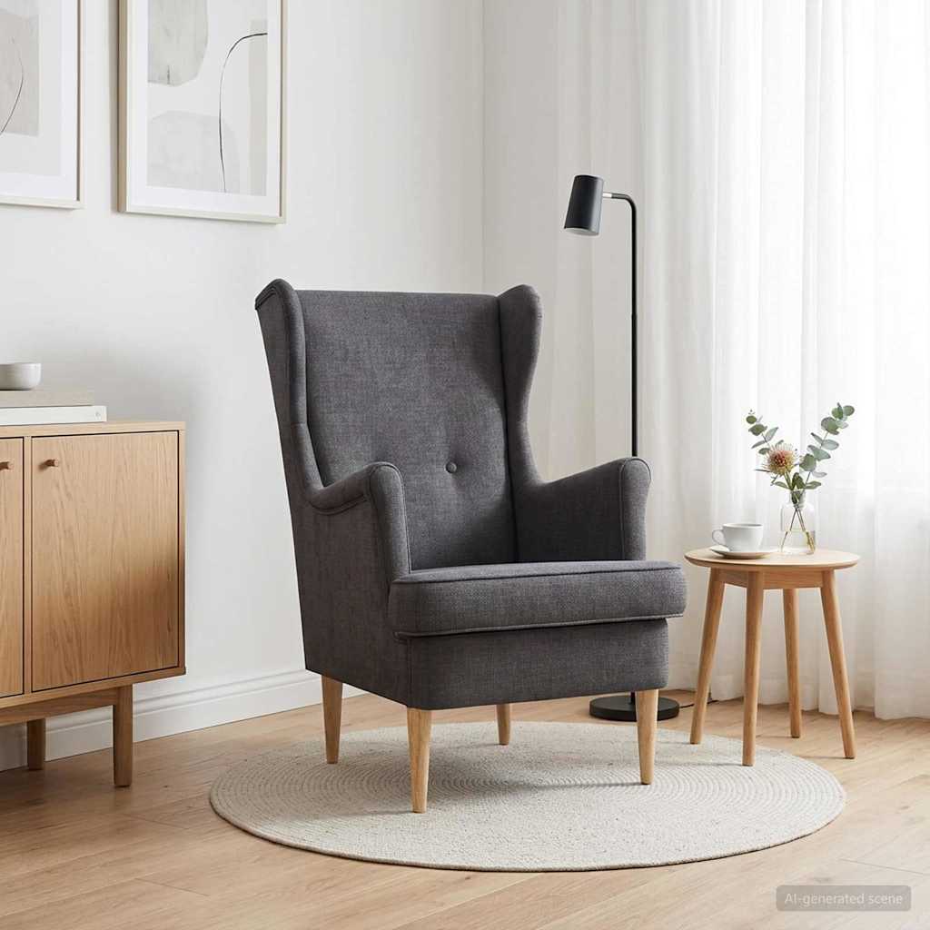 Poltrona Grigio Scuro ARES
