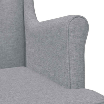 poltrona Grigio chiaro Tessuto | homemem39