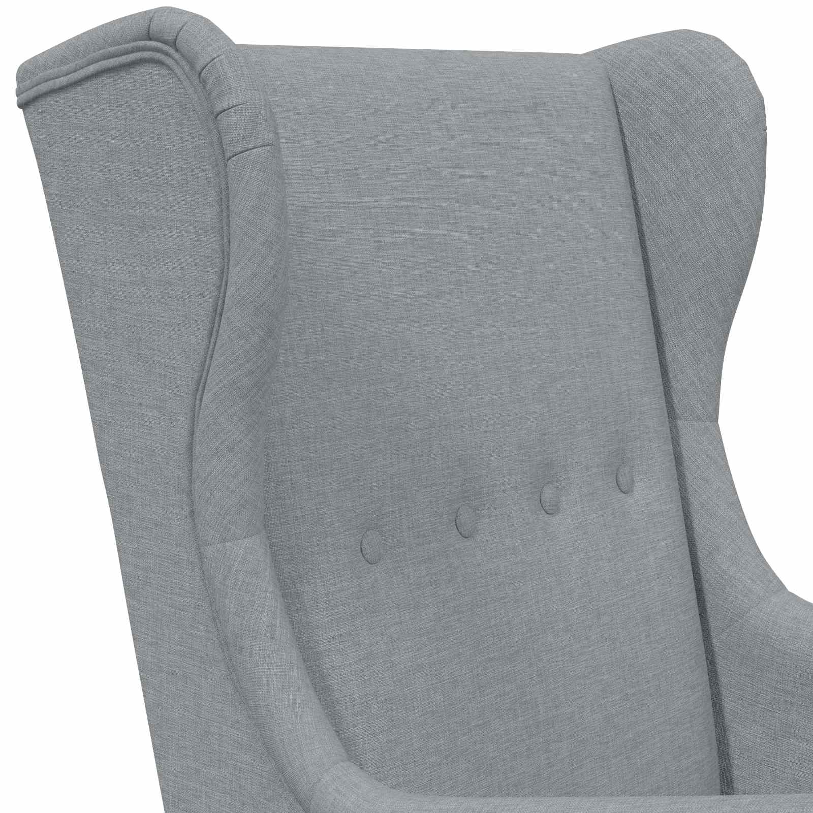 poltrona Grigio chiaro Tessuto | homemem39