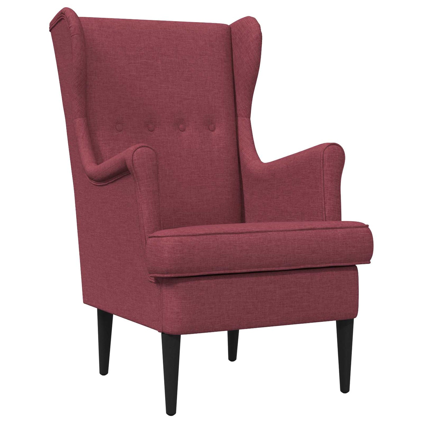 Poltrona Rosso Vino Tessuto
