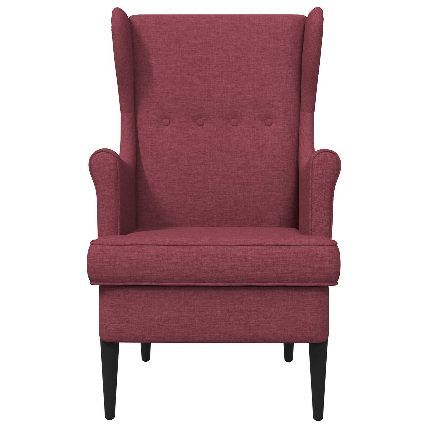 Poltrona Rosso Vino Tessuto